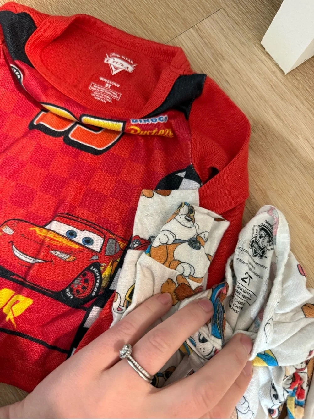 Disney Cars Lightning McQueen & paw patrol Kids Pajamas